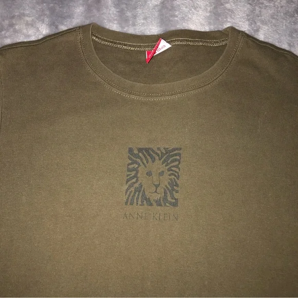 Anne Klein brown T-shirt/ tee/ shirt - Picture 5 of 6